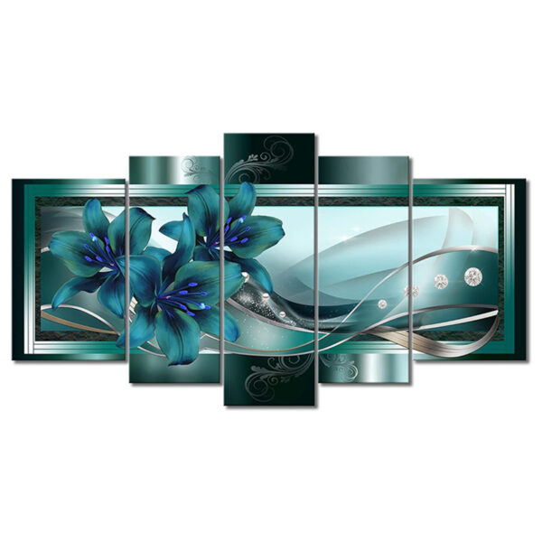 Large 5PC Decorative Wall Canvas - Image 3