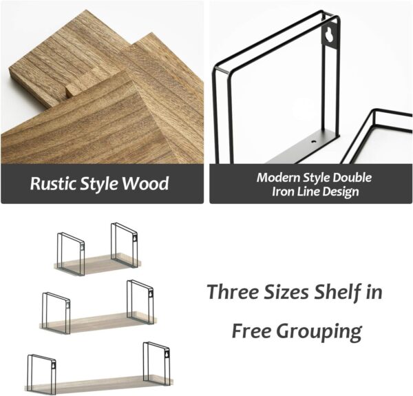 #JT 08-02 3PC Floating Shelves - Image 3