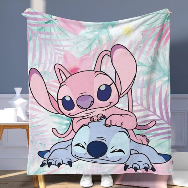 Stitch Inspired 51" x 59" Flannel Blanket