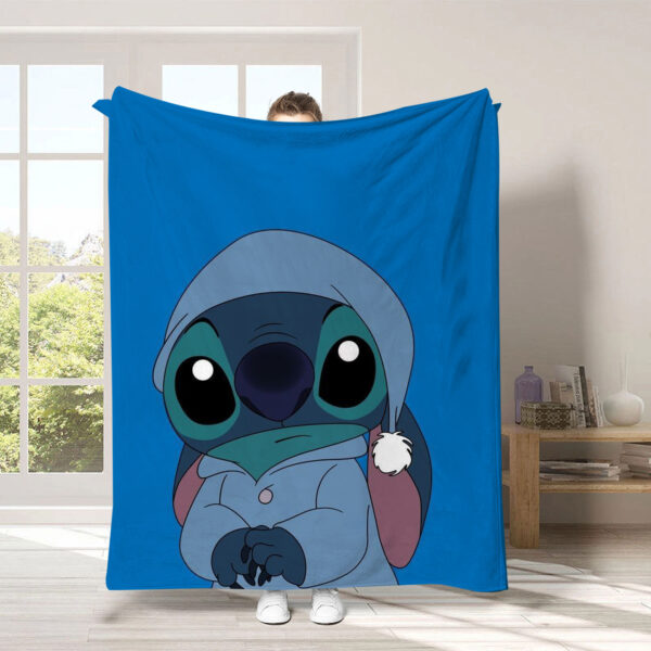 Stitch Inspired 51" x 59" Flannel Blanket - Image 3