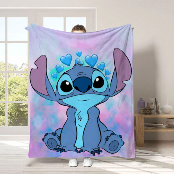 Stitch Inspired 51" x 59" Flannel Blanket - Image 4