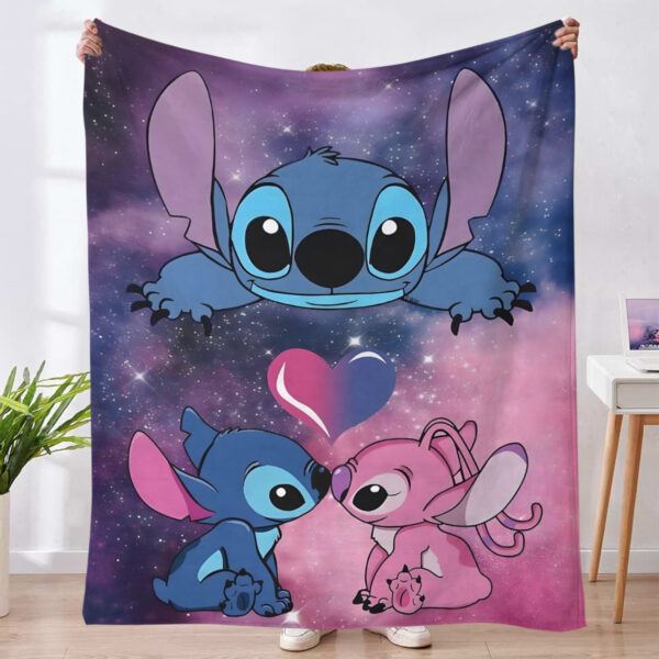Stitch Inspired 51" x 59" Flannel Blanket - Image 5