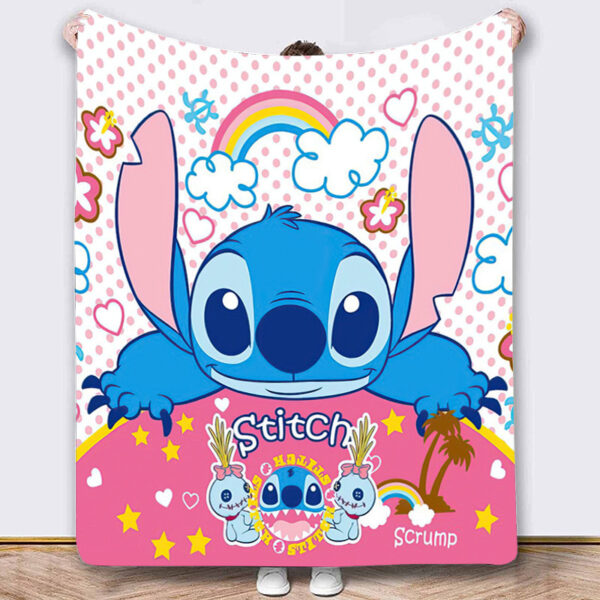 Stitch Inspired 51" x 59" Flannel Blanket - Image 8