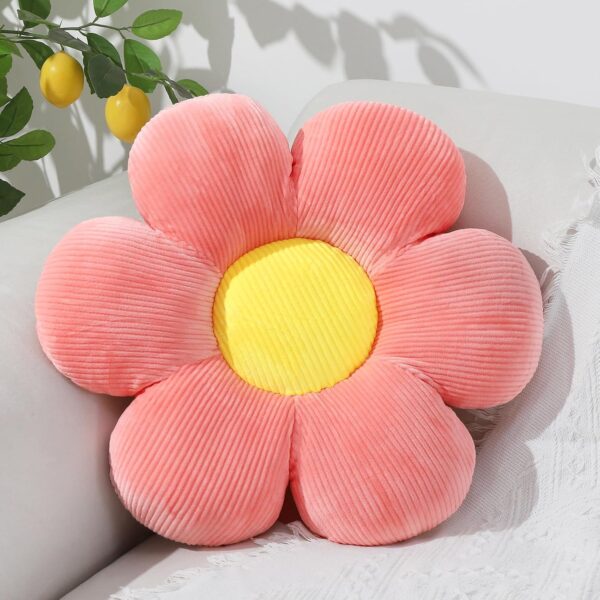 #ZT 08-14 Daisy Flower Shaped Throw Pillow - Image 2