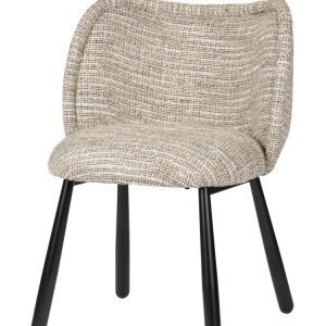 #C-1042 Brown Fabric Curved Back Accent Chair - 2PCS for $1800