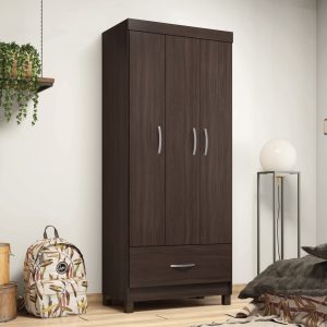 Prince 3 Door Wardrobe - Coffee
