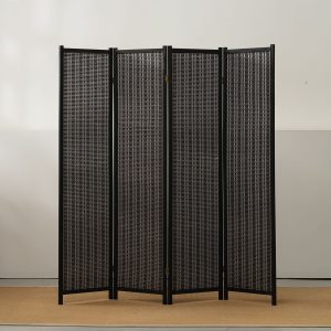 #ZT 02-23 Bamboo 4 Panel Room Divider