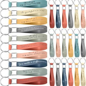 #YS 01-03 10PC Inspirational Silicone Keychains