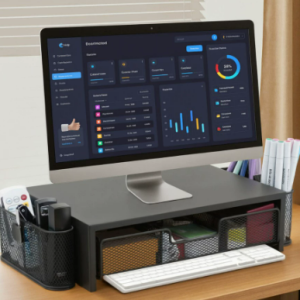 #GZ 02-06 Black Metal Monitor Riser