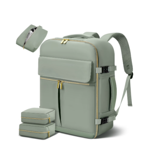 #LW 34-04 Green 4PC Travel Bag Set