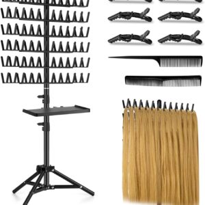 #TF 01-01 Plastic & Metal 144 Peg Height Adjustable Braid Rack