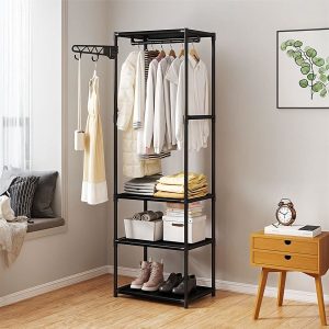 #WD 01-01 Metal & Plastic Clothing Rack