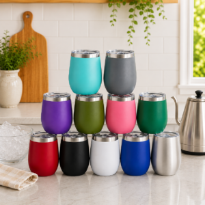 #BT 25-01 Short 12oz Steel Insulated Tumbler Cup