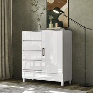 Fit 1.4 Chest of Drawers - White