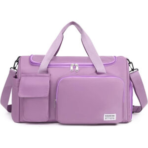 #LW 21-01 Purple Travel Duffel Bag