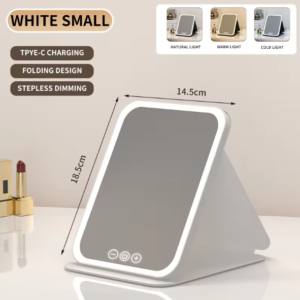#BF 08-02 White 5.5" x 7.5" LED Vanity Mirror
