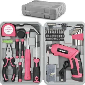 #CL 02-06 Pink 42PC DIY Tool Kit with Electric Screwdriver