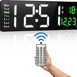 #SF 08-01 Large 16" Digital Wall Clock