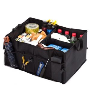 #WE 01-19 Black Fabric Trunk Organizer Storage Bin