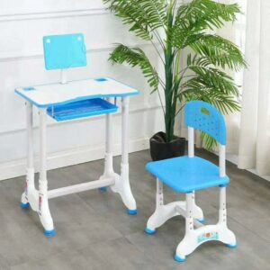 #XK 01-01 Blue Kids Desk & Chair Set