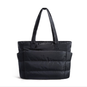 #BF 01-10 Black Puffer Tote Bag