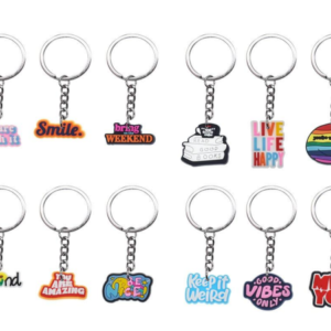 #KN 01-04 Motivational 20PC PVC Keychains