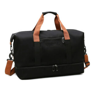 #LX 01-13 Black Travel Duffel Bag