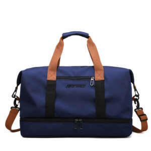 #LX 01-15 Blue Travel Duffel Bag