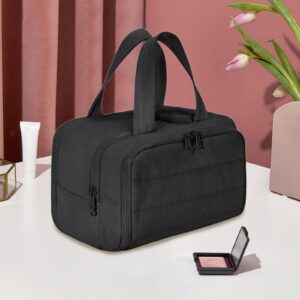 #LX 01-25 Black Cosmetic Travel Bag