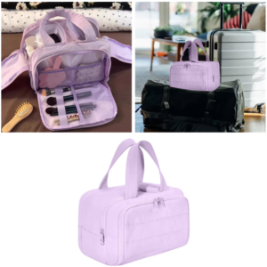 #LX 01-26 Purple Cosmetic Travel Bag
