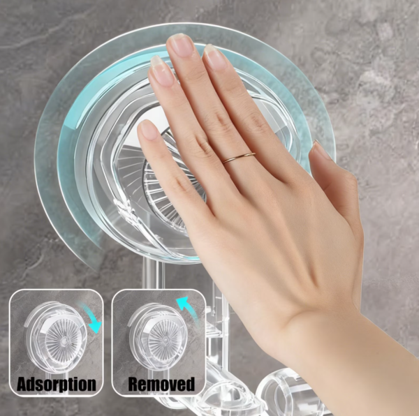 #WY 01-15 Adjustable Metal & Plastic Suction Towel Rack - Brand Source