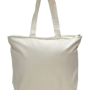 #CV 01-02/03 Blank Canvas Tote Bag with Zipper