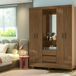 Jequitiba Fit 4.2 Capelinha Wardrobe with Mirror