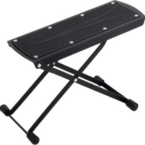 WH 09-08 - Black Metal Adjustable Foot Rest