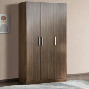 Premium 3 Door Wardrobe - Almond Finish