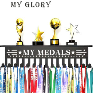 #SV 17-04 Black Metal Medal & Trophy Holder - 'My Medals'