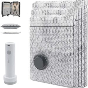 #BG 42-01 7PC Travel Vacuum Storage Bag Set with Cordless Vacuum