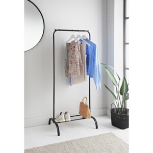 #WL 04-01 Single Pole Clothing Rack - Black
