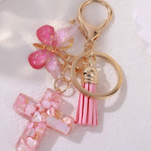 #BG 22-01/03/04 Resin Cross Keychain - 12PCS