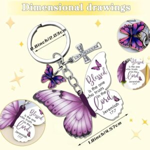 #BG 22-07/08 Metal Butterfly Keychain