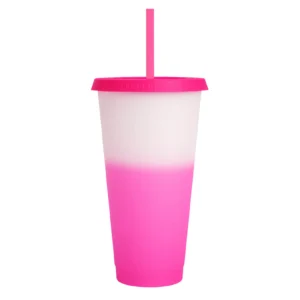 #710 Plastic 12PC 24oz Colour Changing Cup Set