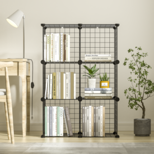 #MS 09-07 6 Cube Metal Wire Shelf