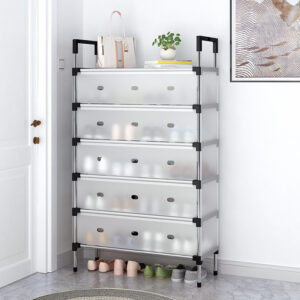 #WD 02-04 Plastic 6 Tier Shoe Rack